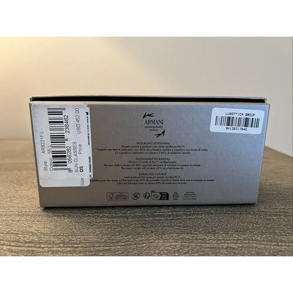 Giorgio Armani AR8221F Sunglasses – New with Box